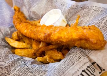 Fish and Chips Stock