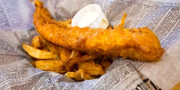 Fish and Chips Stock