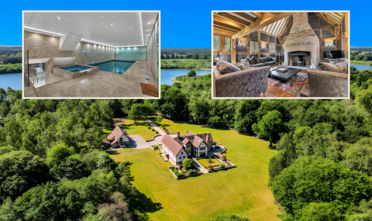 Hanson Hall sits within 13 acres (Picture: Rightmove)